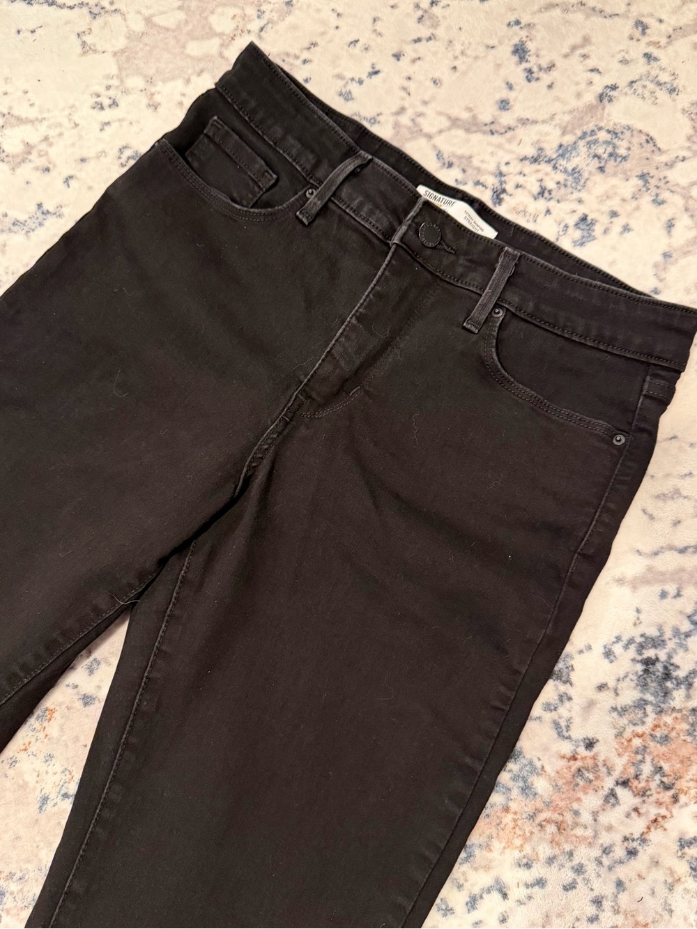 Levi’s Signature Gold Black Straight Jeans W29 L30
